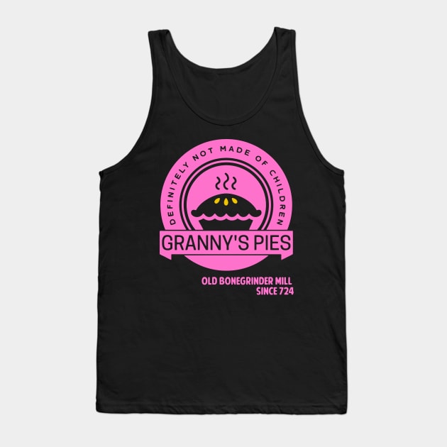 Granny's Pies -- Definitely Not Made of Children Tank Top by Emerald Random